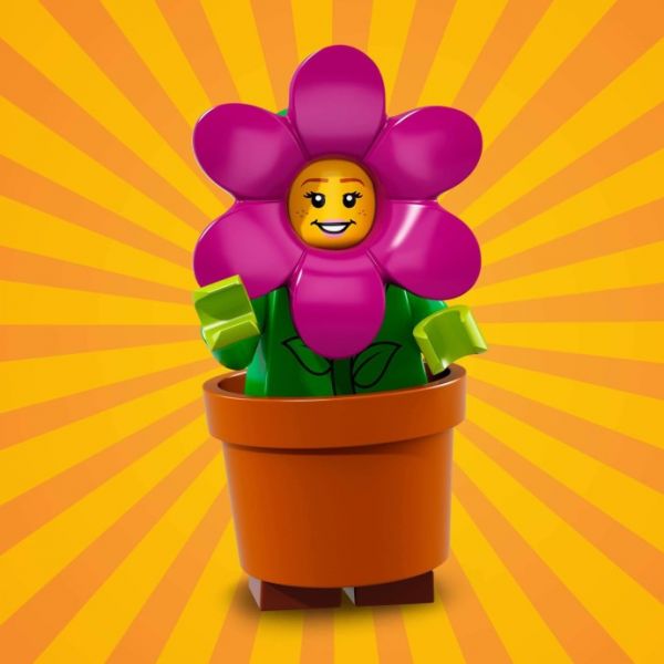 Lego 71021-14 Минифигурки, Юбилейная серия 18 Девочка-цветок