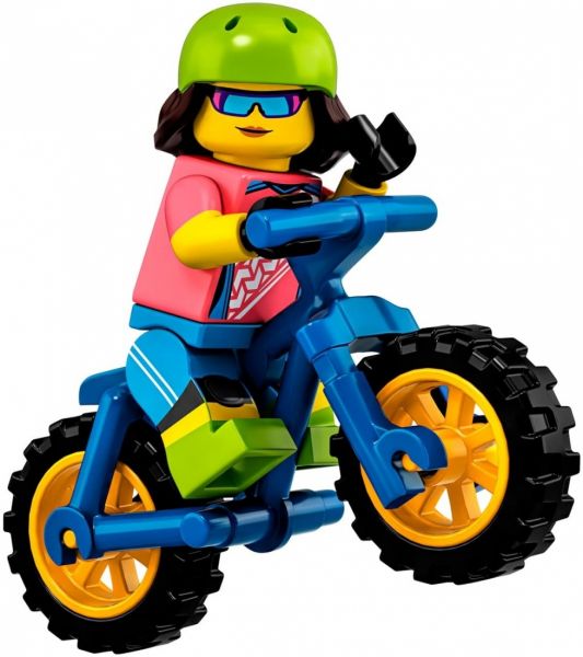 Lego 71025-16 Минифигурки, 19 серия Велосипедистка