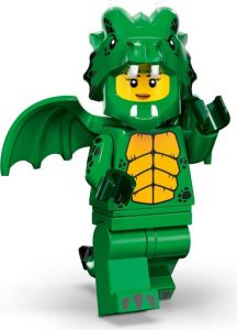 Lego 71034-12 Минифигурки, серия 23 Костюм Зеленого Дракона