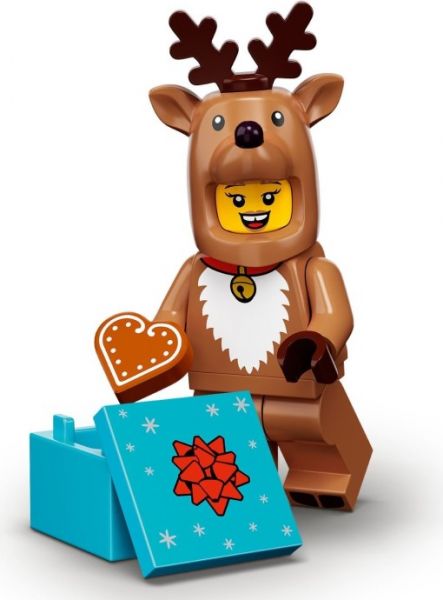 Lego 71034-4 Минифигурки, серия 23 Девочка в костюме оленя