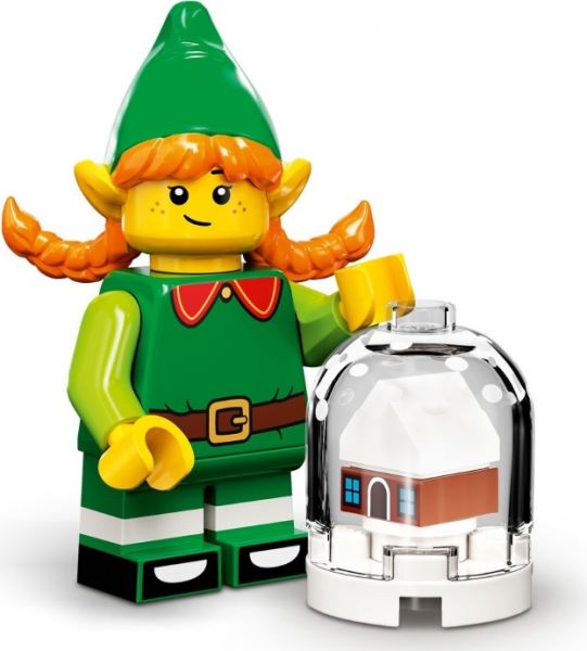 Lego 71034-5 Минифигурки, серия 23 Рождественский эльф
