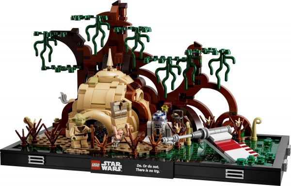 Lego 75330 Star Wars Диорама «Обучение джедаев на Дагоба»