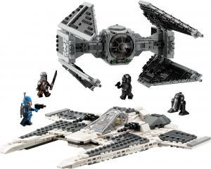 Lego 75348 Star Wars Мандалорский истребитель-клык против СИД-перехватчика