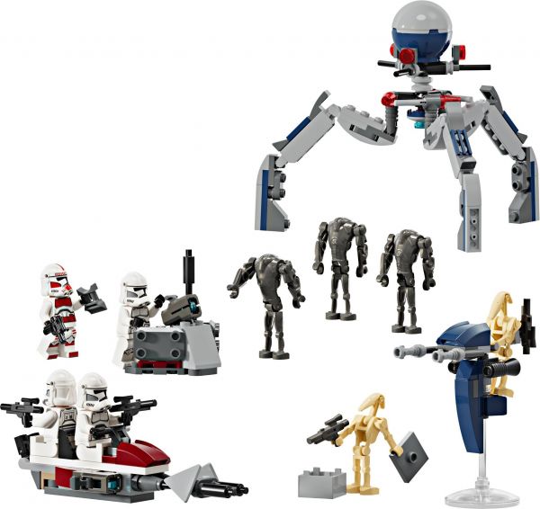 Lego 75372 Star Wars Боевой набор клонов-солдат и боевых дроидов
