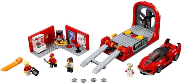Lego 75882 Speed Champions Ferrari FXX K и Центр разработки и проектирования