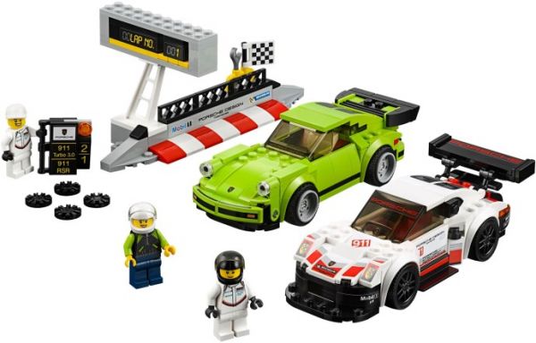Lego 75888 Speed Champions Porsche 911 RSR и 911 Turbo 3.0