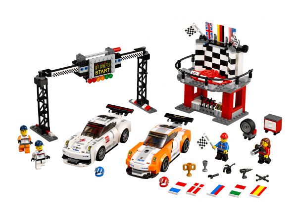 Lego 75912 Speed Champions Финишная линия Порше 911 GT