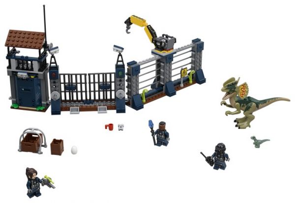 Lego 75931 Jurassic World Нападение дилофозавра на сторожевой пост