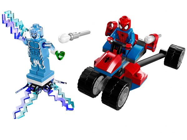 Lego 76014 Super Heroes Спайдер-Трайк против Электро