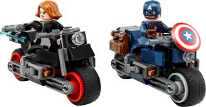Lego 76260 Super Heroes Мотоциклы Черной вдовы и Капитана Америки