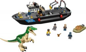 Lego 76942 Jurassic World Побег барионикса на катере