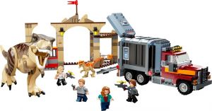 Lego 76948 Jurassic World Побег тираннозавра и атроцираптора