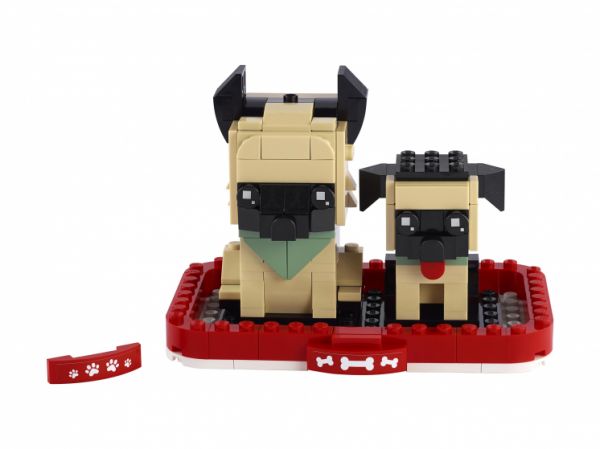Lego 40440 BrickHeadz Сувенирный набор Немецкая овчарка