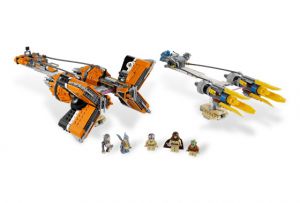 Lego 7962 Star Wars Гоночные капсулы Анакина и Себульбы