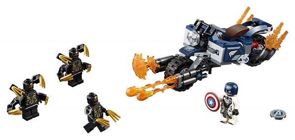Lego 76123 Super Heroes Капитан Америка: Атака Аутрайдеров
