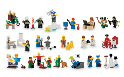 Lego 9348 Работники муниципальных служб Community Minifigure Set