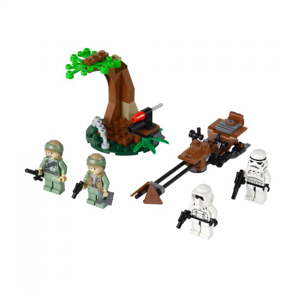 Lego 9489 Star Wars Боевой комплект Повстанцы на Эндоре и штурмовики Империи