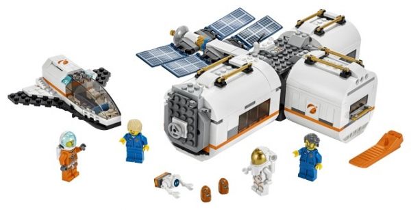 Lego 60227 City Лунная космическая станция поврежденная коробка