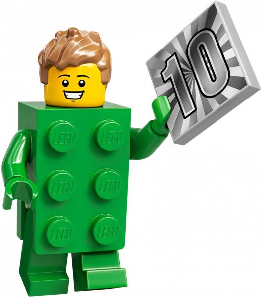 Lego 71027-13 Минифигурки, серия 20 Парень в костюме кубика