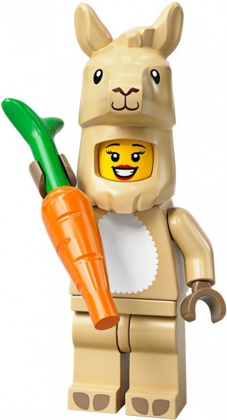 Lego 71027-7 Минифигурки, серия 20 Девочка в костюме ламы