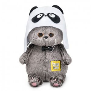 Мягкая игрушка Буди Баса Budibasa Basik Baby в шапке – панда, 20 см, BB-070