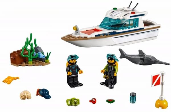 Lego 60221 City Яхта для дайвинга