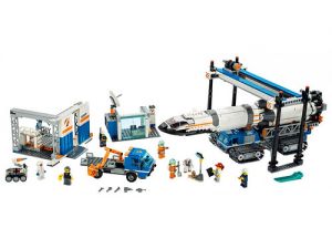 Lego 60229 City Площадка для сборки и транспорт для перевозки ракеты