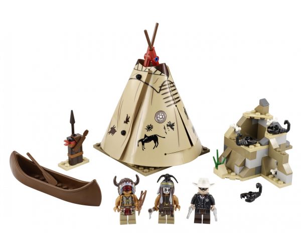 Lego 79107 Lone Ranger Лагерь Команчи Comanche Camp