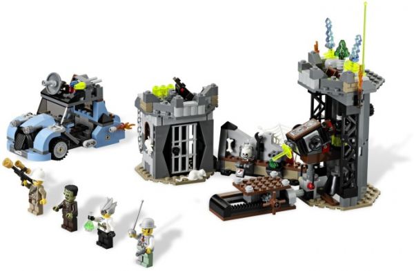 Lego 9466 Monster Fighters Сумасшедший учёный и его монстр