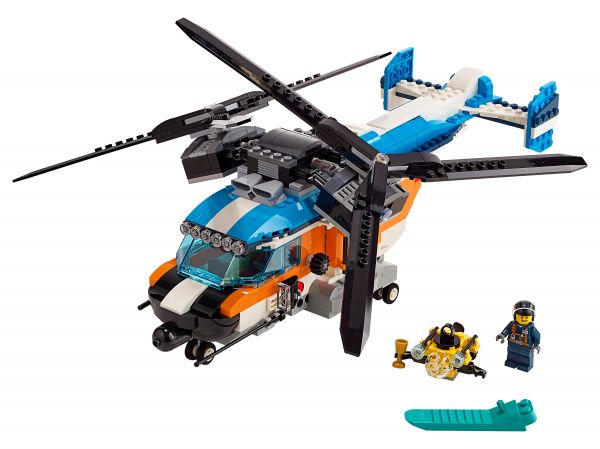 Lego 31096 Creator Двухроторный вертолёт