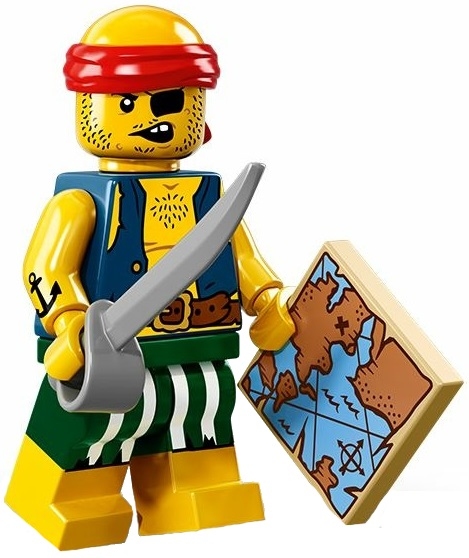 Lego 71013-9 Минифигурки, серия 16 Пират