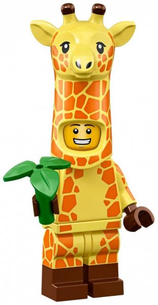 Lego 71023-4 Минифигурки, The LEGO Movie 2 Парень в костюме жирафа 