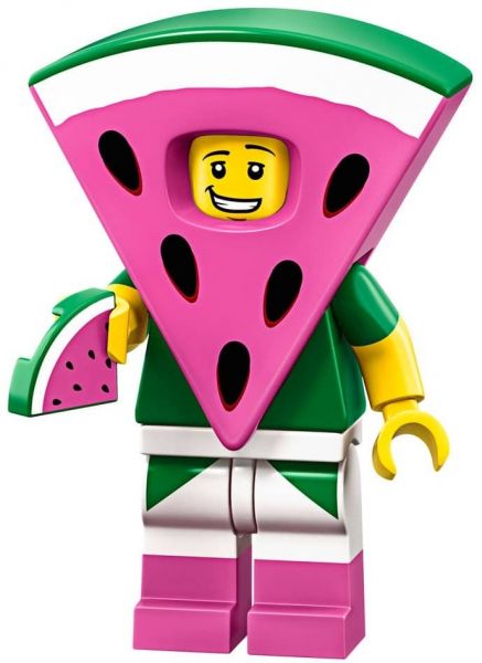 Lego 71023-8 Минифигурки, The LEGO Movie 2 Парень в костюме арбуза