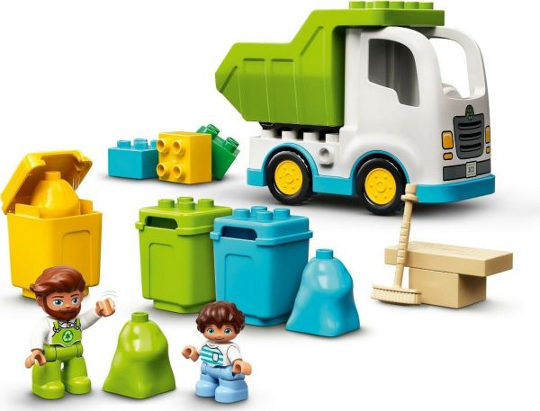 Lego 10945 Duplo Мусоровоз и контейнеры для раздельного сбора мусора