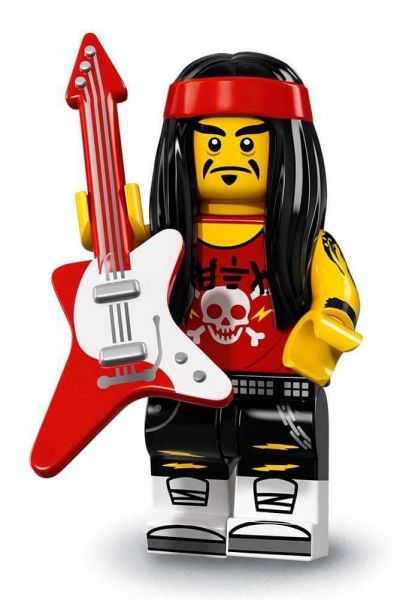 Lego 71019-17 Минифигурки, серия Ninjago Movie Гитарист-рокер