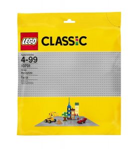 Lego 10701 Classic Строительная пластина серого цвета