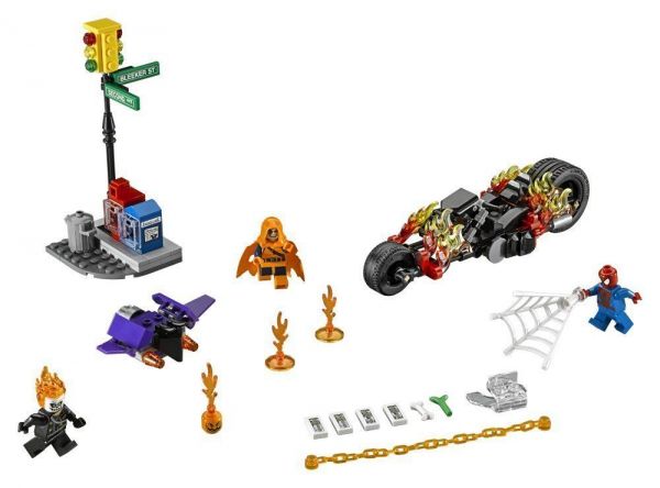 Lego 76058 Super Heroes Человек-паук: Союз с Призрачным гонщиком