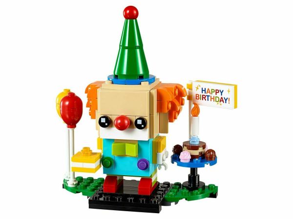 Lego 40348 BrickHeadz Сувенирный набор Клоун на день рождения