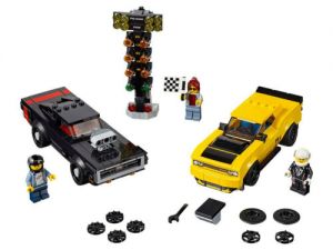 Lego 75893 Speed Champions Автомобили 2018 Dodge Challenger SRT Demon и 1970 Dodge Charger R/T