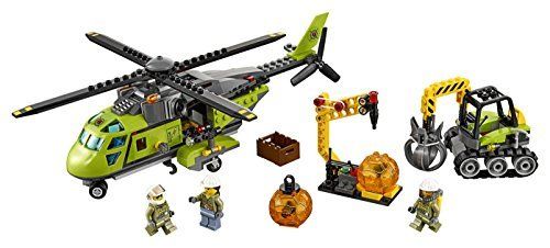 Lego 60123 City Грузовой вертолёт исследователей вулканов