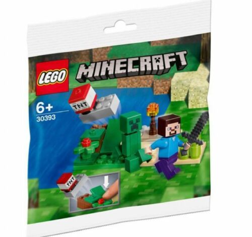 Lego 30393 Minecraft Стив и Крипер
